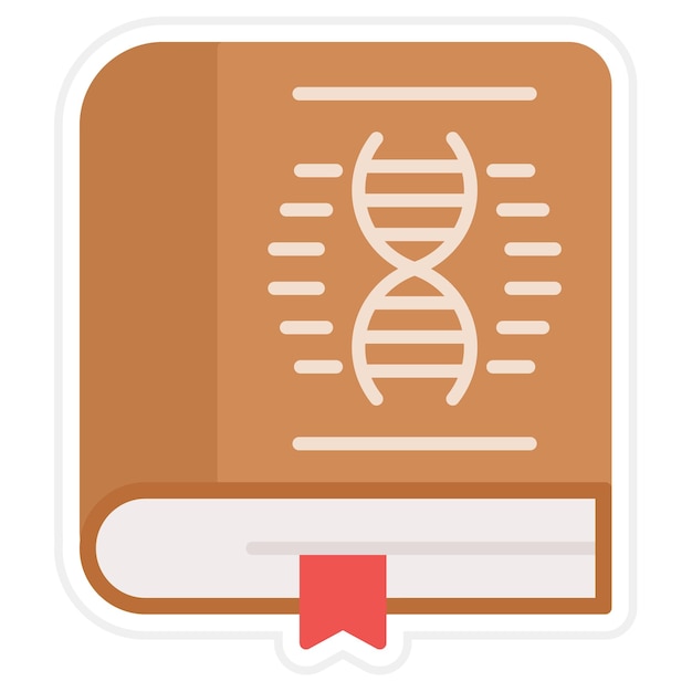 Imagen vectorial de iconos de literatura científica Puede utilizarse para la bioingeniería