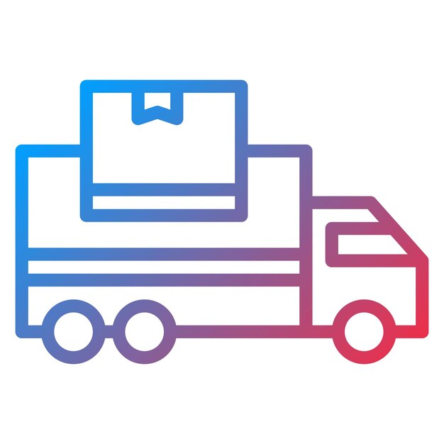 Imagen vectorial de íconos de logística Puede utilizarse para Servicios Profesionales