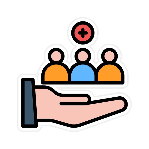 Imagen vectorial de iconos de Medidas de Salud Pública Se puede utilizar para Psicología