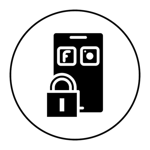 Imagen vectorial de íconos de medios personales Se puede utilizar para New Media