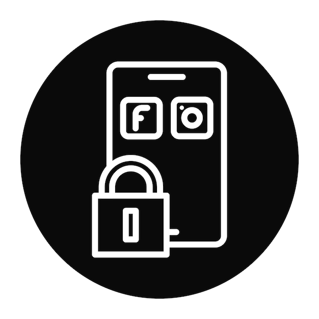 Imagen vectorial de íconos de medios personales Se puede utilizar para New Media