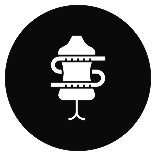 Imagen vectorial de íconos de moda puede usarse para coser