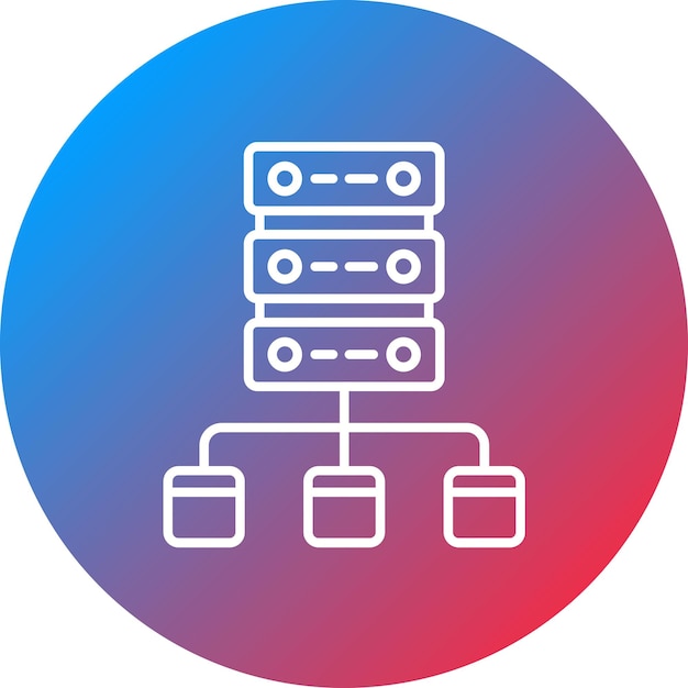 Imagen vectorial de íconos de modelado de datos Se puede utilizar para la Agencia de Medios