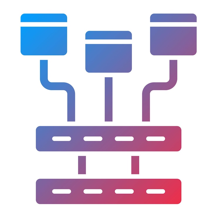 Vector imagen vectorial de íconos de modelado de datos se puede utilizar para big data