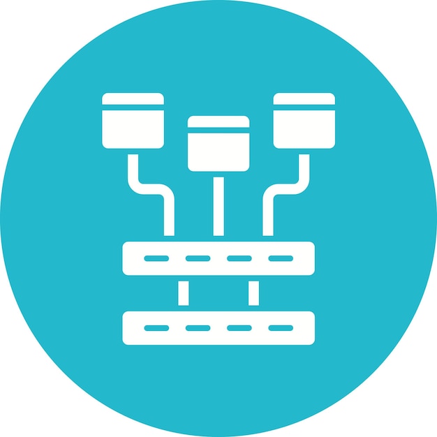 Imagen vectorial de íconos de modelado de datos Se puede utilizar para Big Data