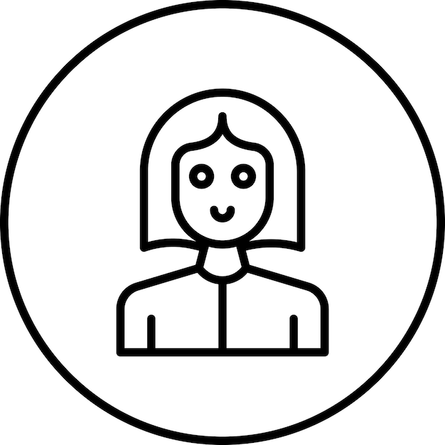 Imagen vectorial de iconos de mujeres Se puede utilizar para los Derechos Humanos