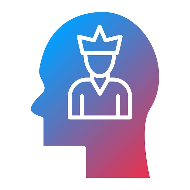 Imagen vectorial de íconos de narcisismo Se puede usar para la salud mental