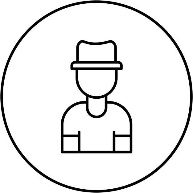 Imagen vectorial de iconos para niños Se puede usar para la agencia de modelos