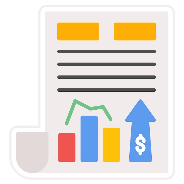 Imagen vectorial de iconos de noticias comerciales Se puede utilizar para la economía empresarial