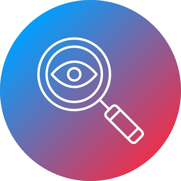 Imagen vectorial de iconos de oftalmología Puede utilizarse para Medicina I