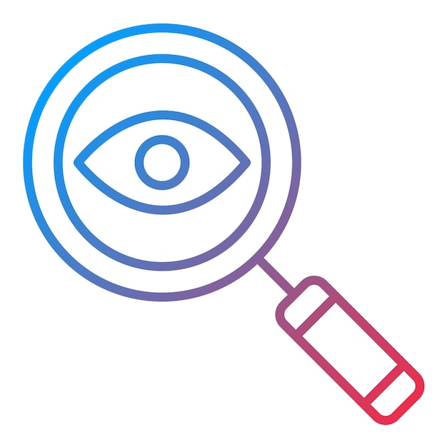 Imagen vectorial de iconos de oftalmología Puede utilizarse para Medicina I