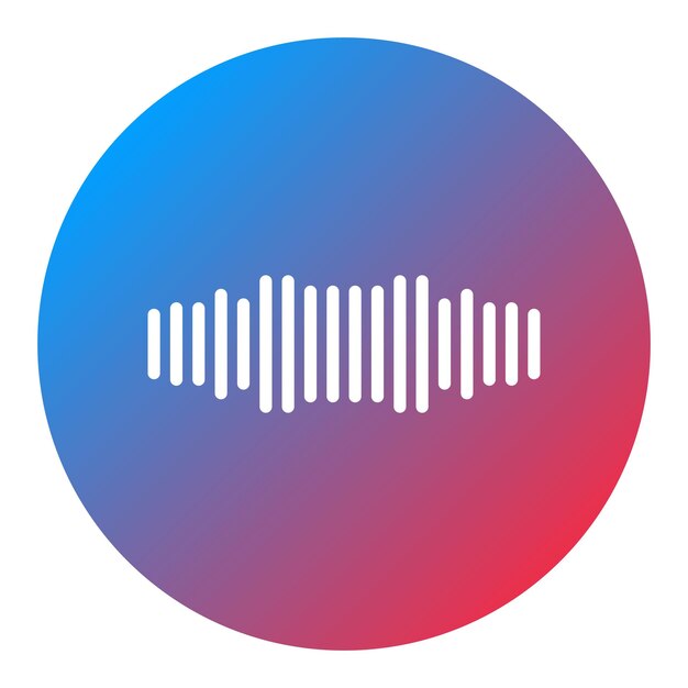 Imagen vectorial de íconos de ondas de radio Se puede utilizar para la iluminación