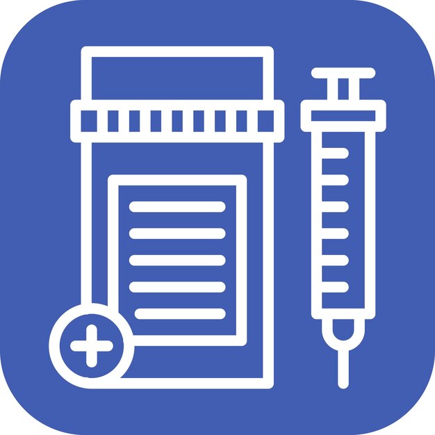 Imagen vectorial de íconos de opioides Se puede utilizar para la adicción