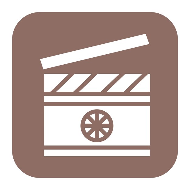 Imagen vectorial de íconos de películas independientes Se puede utilizar para la realización de películas