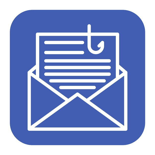 Imagen vectorial de íconos de phishing Se puede usar para la prisión