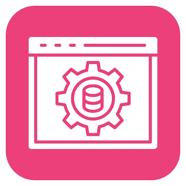 Imagen vectorial de iconos de plataformas de datos de clientes Se puede utilizar para la tecnología de marketing