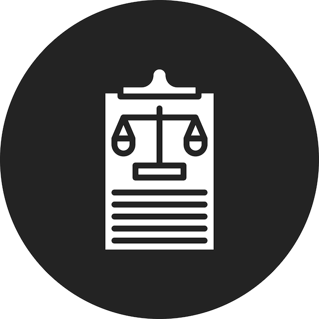 Imagen vectorial de íconos de políticas públicas Puede utilizarse para servicios profesionales