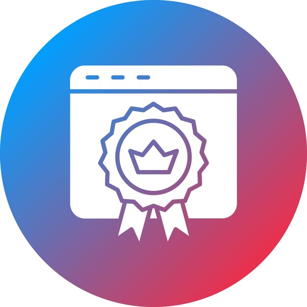 Imagen vectorial de íconos premium Se puede utilizar para el marketing web