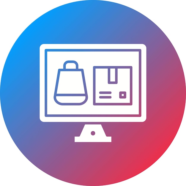 Imagen vectorial de iconos de productos de comercio electrónico Se puede utilizar para el comercio electrónico