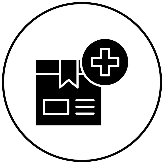 Imagen vectorial de íconos de productos médicos Se puede utilizar para el comercio electrónico médico