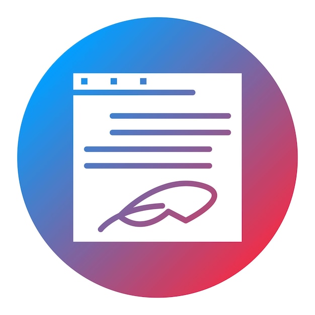Imagen vectorial de íconos de prosa Se puede utilizar para la literatura