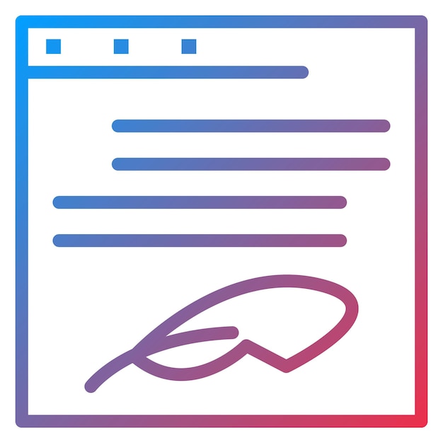 Imagen vectorial de íconos de prosa Se puede utilizar para la literatura
