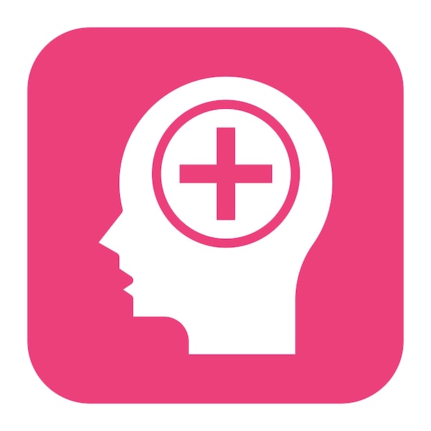 Imagen vectorial de iconos de psicología clínica Se puede usar para psicología