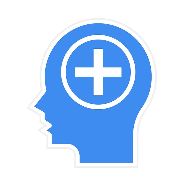 Imagen vectorial de iconos de psicología clínica Se puede usar para psicología