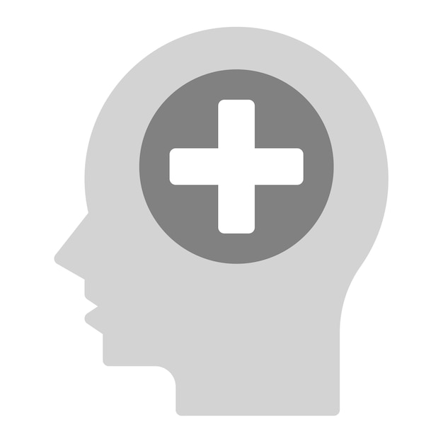 Imagen vectorial de iconos de psicología clínica Se puede usar para psicología