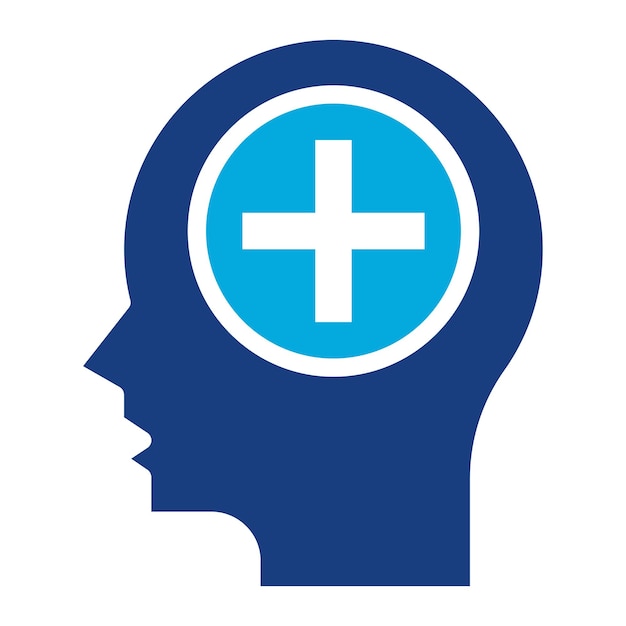 Imagen vectorial de iconos de psicología clínica Se puede usar para psicología
