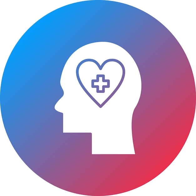 Imagen vectorial de iconos de salud mental Se puede utilizar para la salud mental