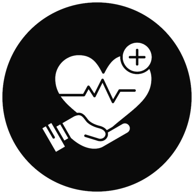 Imagen vectorial de iconos de salud Se puede usar para Digital Nomad