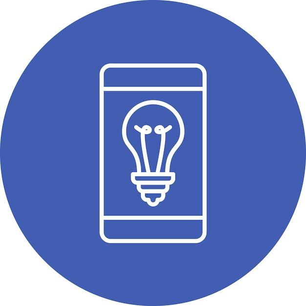 Imagen vectorial de íconos de soluciones móviles Se puede utilizar para Comunicación y Medios