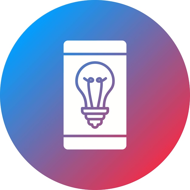 Imagen vectorial de íconos de soluciones móviles Se puede utilizar para Comunicación y Medios