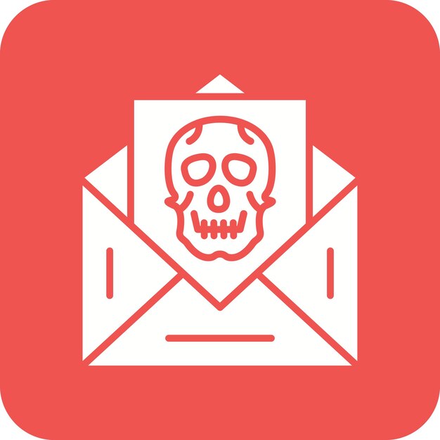 Imagen vectorial de íconos de spam de correo electrónico Se puede utilizar para la seguridad