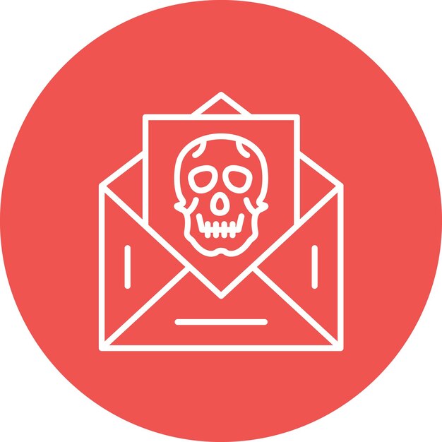 Imagen vectorial de íconos de spam de correo electrónico Se puede utilizar para la seguridad
