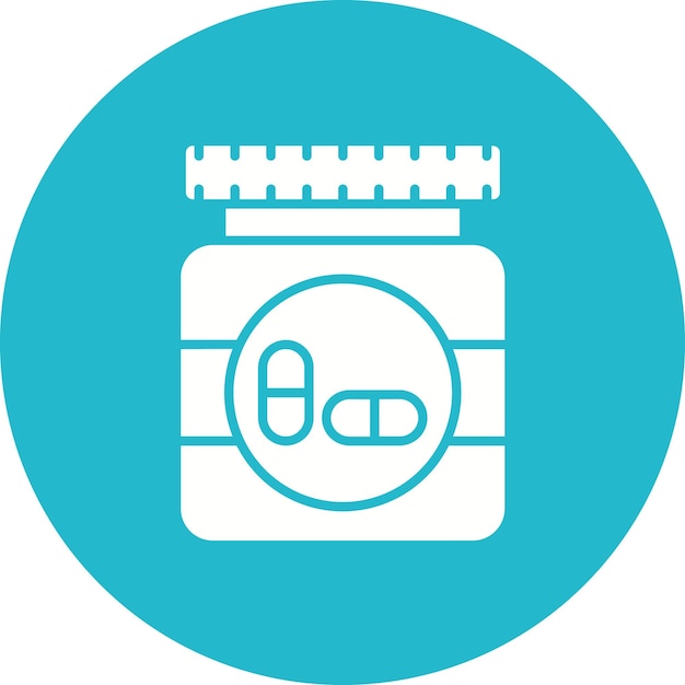 Imagen vectorial de íconos de suplementos Se puede utilizar para Fitness en el hogar