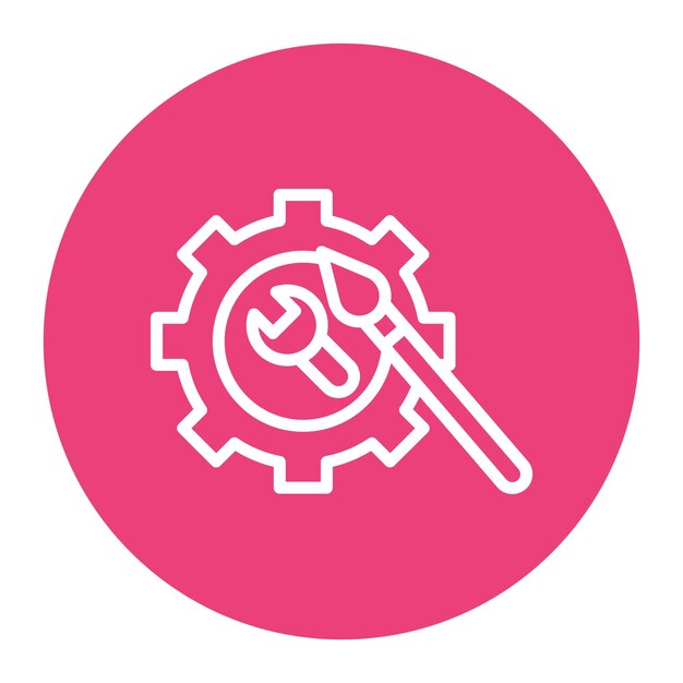 Imagen vectorial de iconos de talleres de arte Se puede usar para Museo