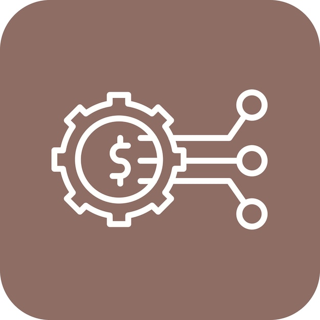 Imagen vectorial de íconos de tecnología Puede utilizarse para Gig Economy