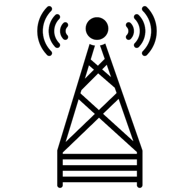 Imagen vectorial de íconos de telecomunicaciones Puede utilizarse para Servicios Profesionales