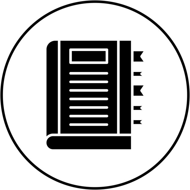 Imagen vectorial de iconos de temas importantes Se puede usar para la biblioteca