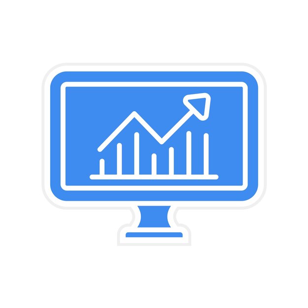 Imagen vectorial de iconos de tendencias en línea Se puede usar para la agencia de redes sociales