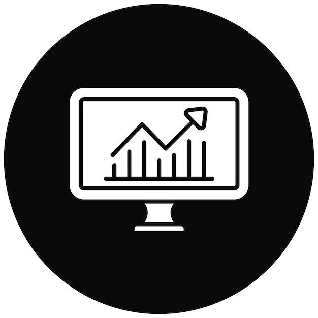 Imagen vectorial de iconos de tendencias en línea Se puede usar para la agencia de redes sociales
