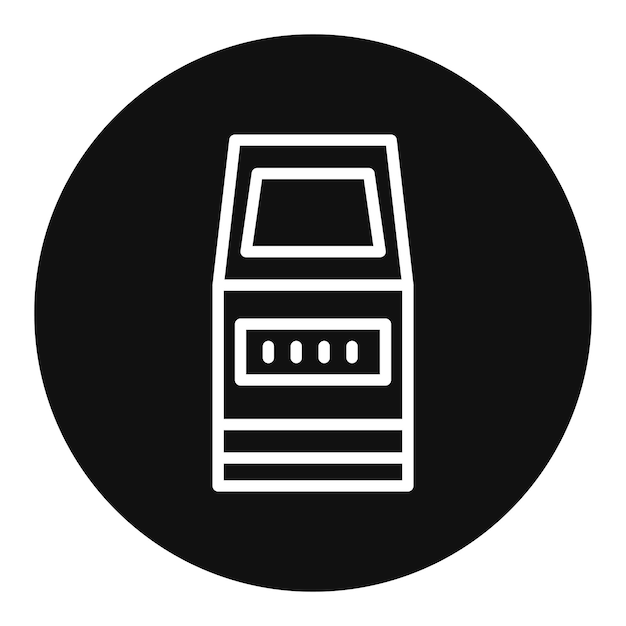 Imagen vectorial de iconos de terminales de servicio Se puede usar para Cyberpunk