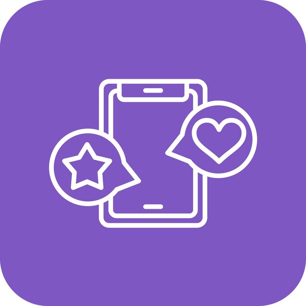 Imagen vectorial de iconos de testimonios en línea Se puede utilizar para la retroalimentación del cliente
