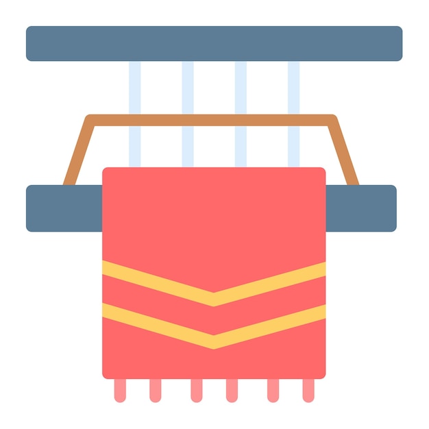 Imagen vectorial de íconos textiles Puede utilizarse para las características de la tela