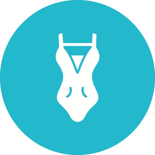 Imagen vectorial de íconos de trajes de baño para mujeres Se puede usar para verano