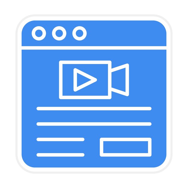 Imagen vectorial de íconos de transmisión en vivo Se puede utilizar para noticias y medios