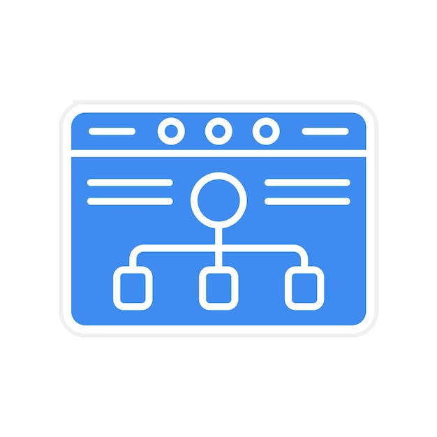 Imagen vectorial de íconos de Ux Analytics Se puede usar para UX y UI