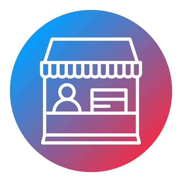Imagen vectorial de íconos de venta al por menor Puede utilizarse para la tienda en línea